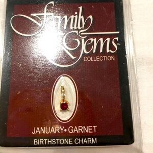 Charm January garnet birthstone!!!